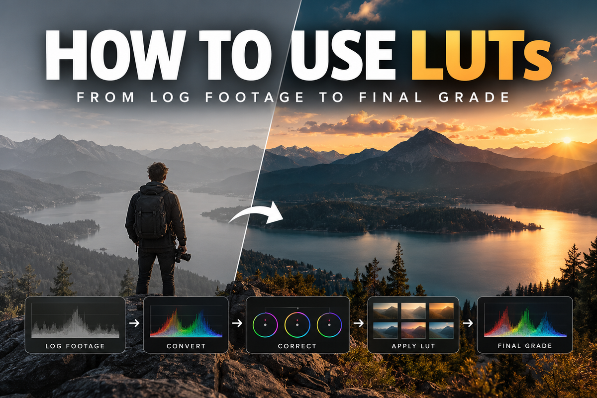 How to Use LUTs: From Log Footage to Final Grade – Nymly Studio