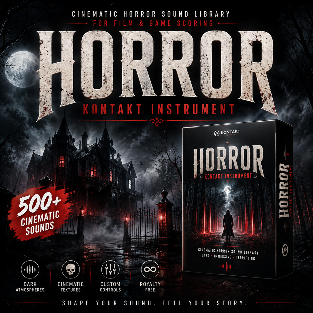 Horror Kontakt Instrument – Cinematic Horror Sound Library for Film & Game Scoring