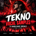 Producer using Tekno vocal samples WAV in a professional EDM music production workflow