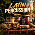 Latin percussion WAV samples and salsa loops Vol. 3 featuring congas, bongos, maracas, güiro, and authentic Latin percussion instruments.