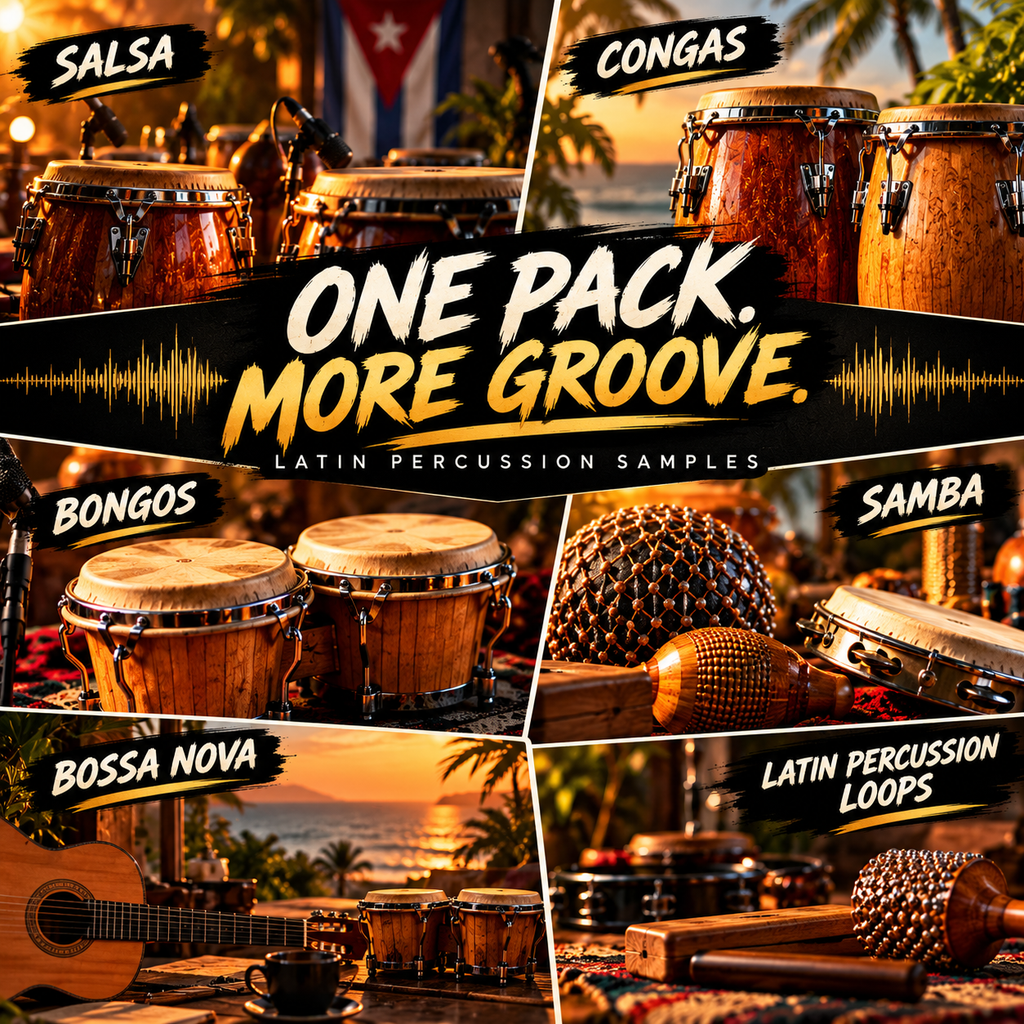 Latin Percussion Samples WAV – Salsa, Congas & Bongos Vol. 5