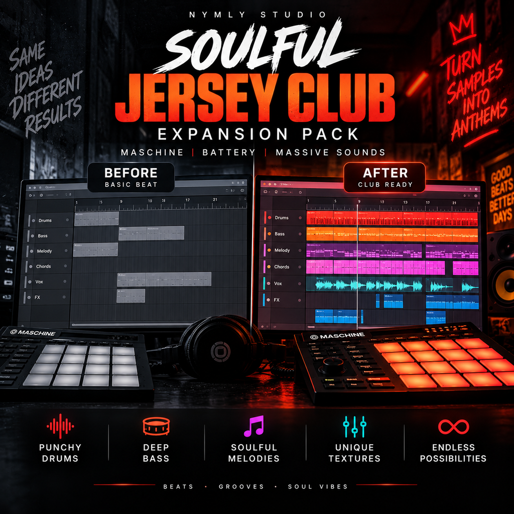 Soulful Jersey Club Expansion Pack – Maschine, Battery & Massive Sounds