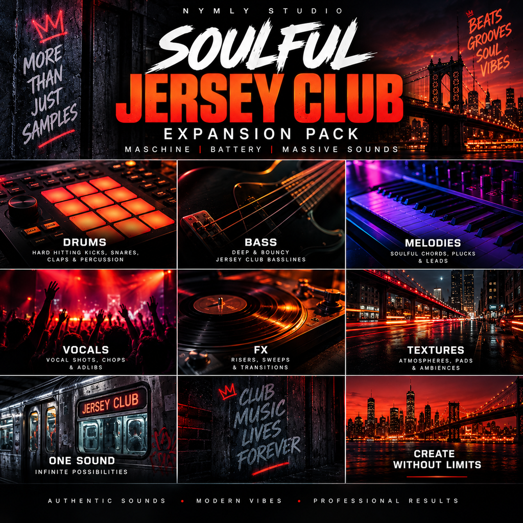 Soulful Jersey Club Expansion Pack – Maschine, Battery & Massive Sounds